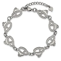 Women's Baltimore Orioles Logo Bracelet with Extension