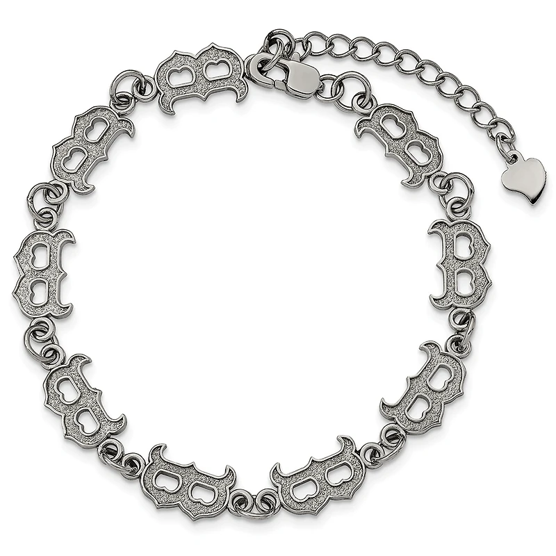 Women's Boston Red Sox Logo Bracelet with Extension