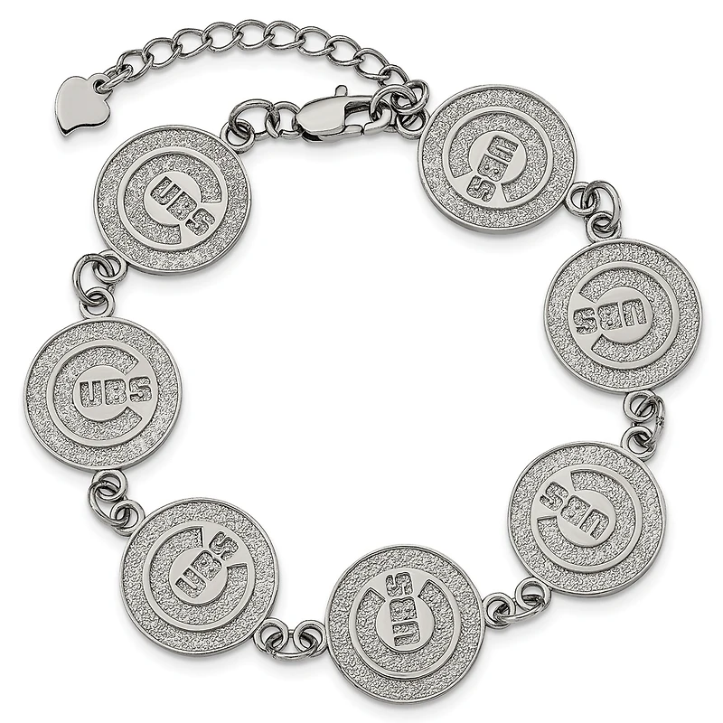 Women's Chicago Cubs Logo Bracelet with Extension