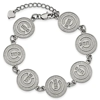 Women's Chicago Cubs Logo Bracelet with Extension