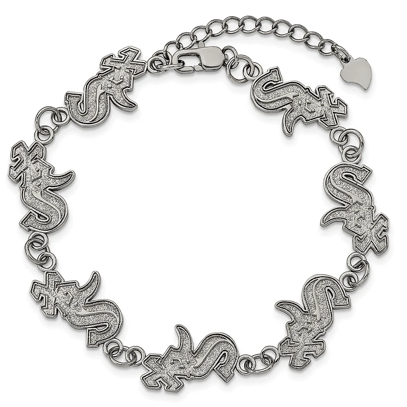 Women's Chicago White Sox Logo Bracelet with Extension