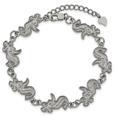 Women's Chicago White Sox Logo Bracelet with Extension