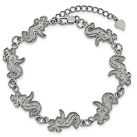 Women's Chicago White Sox Logo Bracelet with Extension