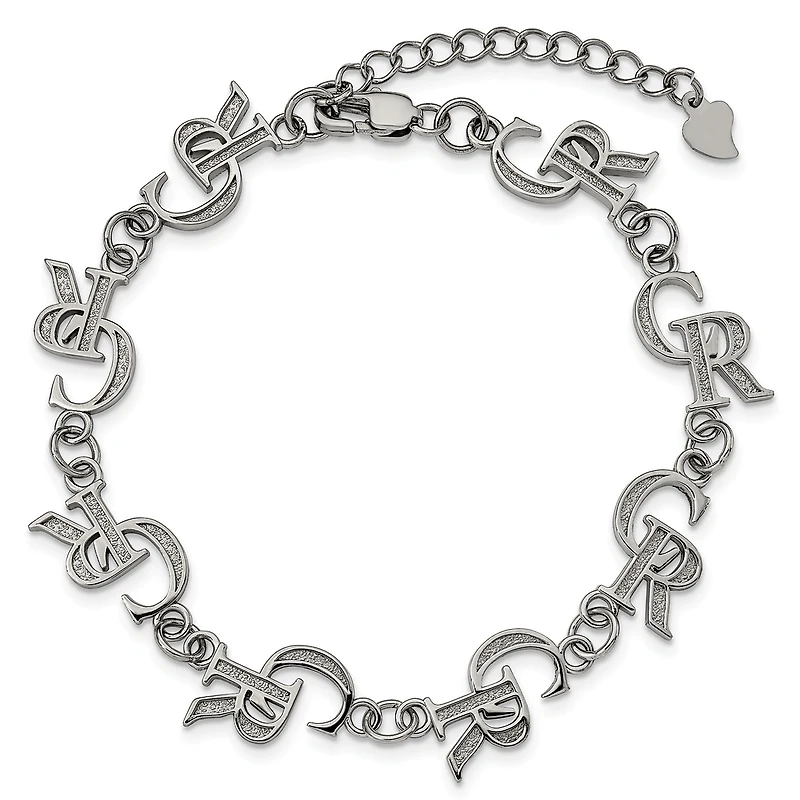 Women's Colorado Rockies Logo Bracelet with Extension