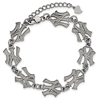 Women's New York Yankees Logo Bracelet with Extension