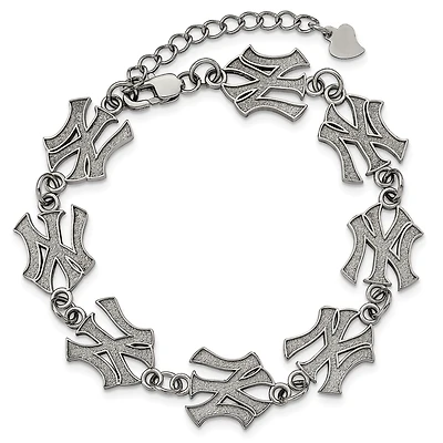Women's New York Yankees Logo Bracelet with Extension