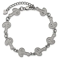 Women's Philadelphia Phillies Logo Bracelet with Extension