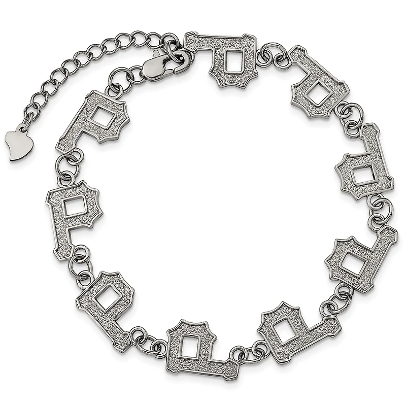 Women's Pittsburgh Pirates Logo Bracelet with Extension