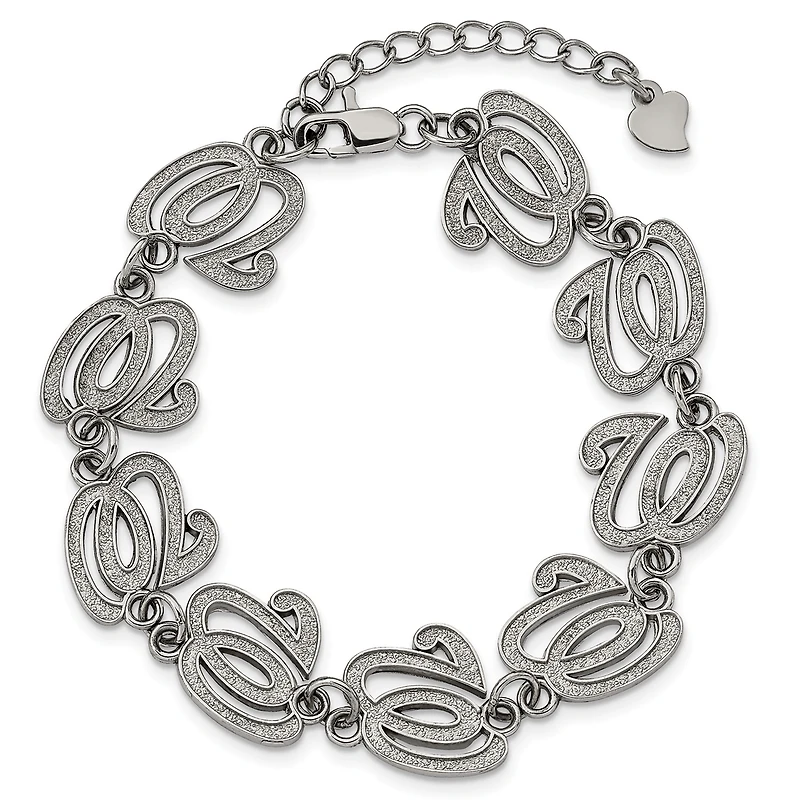 Women's Washington Nationals Logo Bracelet with Extension