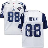 Michael Irvin Dallas Cowboys Autographed Mitchell & Ness White Alternate Authentic Jersey