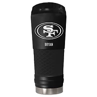 Black San Francisco 49ers 24oz. Personalized Stealth Draft Tumbler