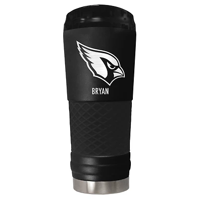 Black Arizona Cardinals 24oz. Personalized Stealth Draft Tumbler