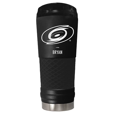 Black Carolina Hurricanes 24oz. Personalized Stealth Draft Tumbler