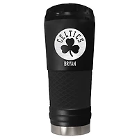 Black Boston Celtics 24oz. Personalized Stealth Draft Tumbler