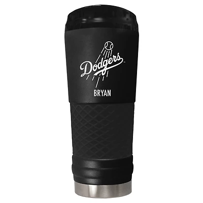 Black Los Angeles Dodgers 24oz. Personalized Stealth Draft Tumbler