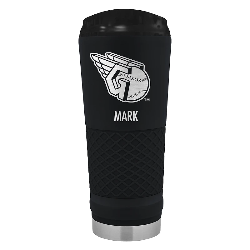 Black Cleveland Indians 24oz. Personalized Stealth Draft Tumbler