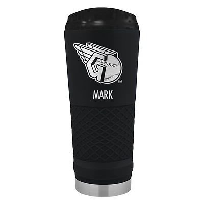 Black Cleveland Indians 24oz. Personalized Stealth Draft Tumbler