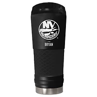 Black New York Islanders 24oz. Personalized Stealth Draft Tumbler