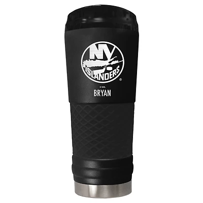 Black New York Islanders 24oz. Personalized Stealth Draft Tumbler