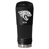 Black Jacksonville Jaguars 24oz. Personalized Stealth Draft Tumbler