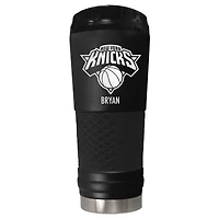 Black New York Knicks 24oz. Personalized Stealth Draft Tumbler