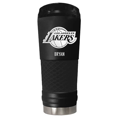 Black Los Angeles Lakers 24oz. Personalized Stealth Draft Tumbler