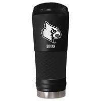 Black Louisville Cardinals 24oz. Personalized Stealth Draft Tumbler