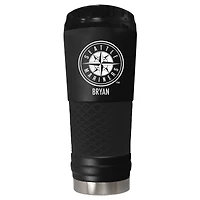 Black Seattle Mariners 24oz. Personalized Stealth Draft Tumbler