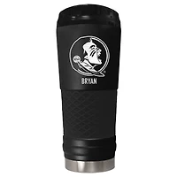 Black Florida State Seminoles 24oz. Personalized Stealth Draft Tumbler