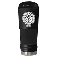 Black Denver Nuggets 24oz. Personalized Stealth Draft Tumbler