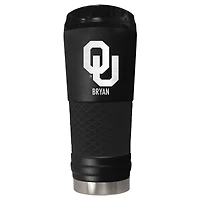 Black Oklahoma Sooners 24oz. Personalized Stealth Draft Tumbler
