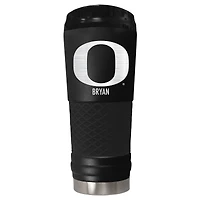 Black Oregon Ducks 24oz. Personalized Stealth Draft Tumbler