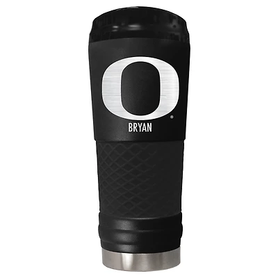 Black Oregon Ducks 24oz. Personalized Stealth Draft Tumbler