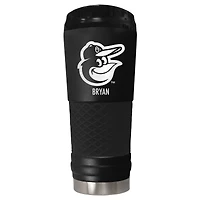 Black Baltimore Orioles 24oz. Personalized Stealth Draft Tumbler