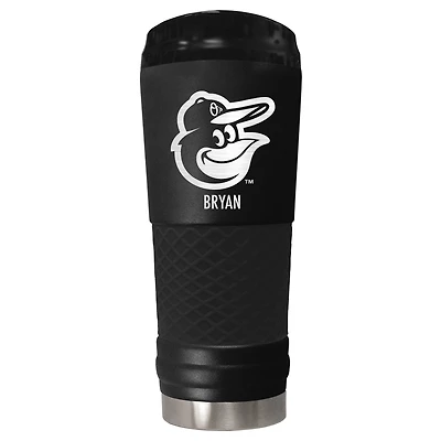 Black Baltimore Orioles 24oz. Personalized Stealth Draft Tumbler