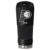 Black Indiana Pacers 24oz. Personalized Stealth Draft Tumbler