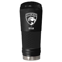 Black Florida Panthers 24oz. Personalized Stealth Draft Tumbler