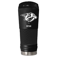 Black Nashville Predators 24oz. Personalized Stealth Draft Tumbler