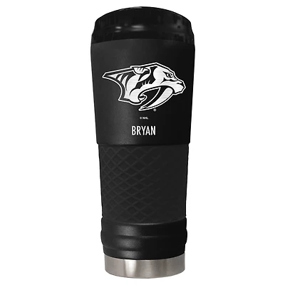 Black Nashville Predators 24oz. Personalized Stealth Draft Tumbler