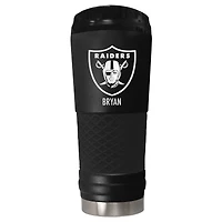 Black Las Vegas Raiders 24oz. Personalized Stealth Draft Tumbler