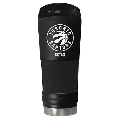 Black Toronto Raptors 24oz. Personalized Stealth Draft Tumbler