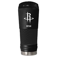 Black Houston Rockets 24oz. Personalized Stealth Draft Tumbler