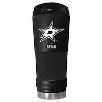 Black Dallas Stars 24oz. Personalized Stealth Draft Tumbler