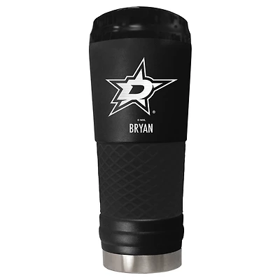Black Dallas Stars 24oz. Personalized Stealth Draft Tumbler