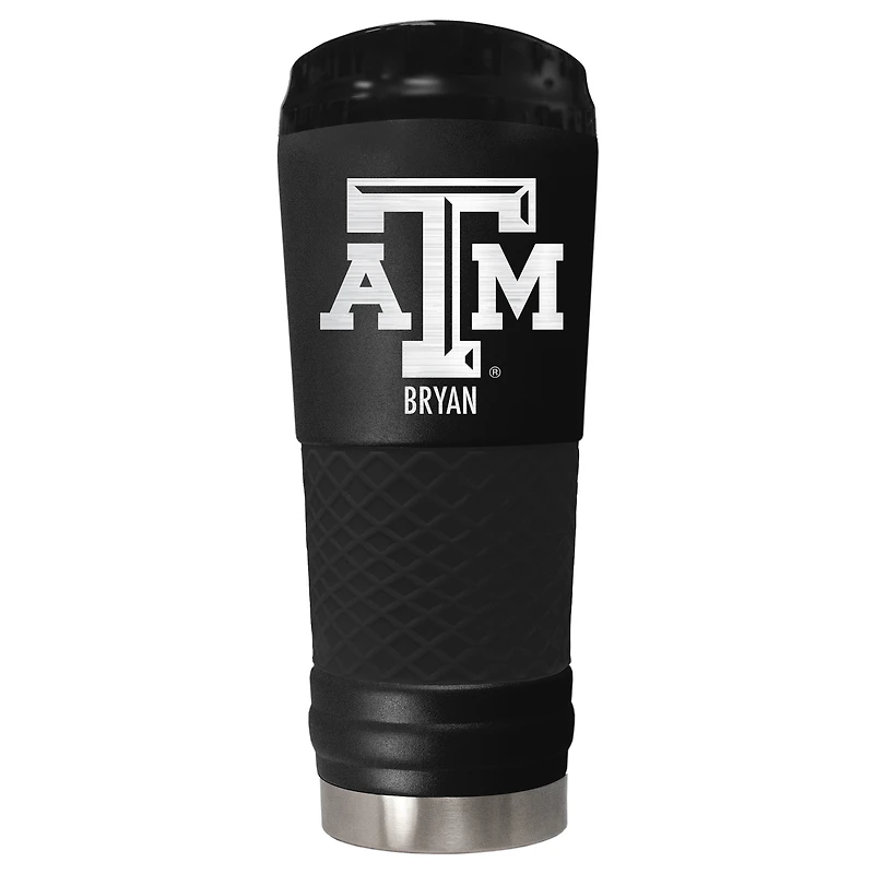Black Texas A&M Aggies 24oz. Personalized Stealth Draft Tumbler