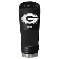 Black Georgia Bulldogs 24oz. Personalized Stealth Draft Tumbler