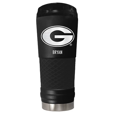 Black Georgia Bulldogs 24oz. Personalized Stealth Draft Tumbler