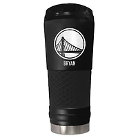 Black Golden State Warriors 24oz. Personalized Stealth Draft Tumbler