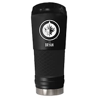 Black Winnipeg Jets 24oz. Personalized Stealth Draft Tumbler