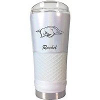 Arkansas Razorbacks 24oz. Personalized Opal Draft Tumbler